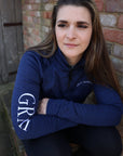 Navy Blue 1/4 Zip Sweatshirt