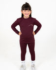 Young Rider Burgundy Long Sleeved Top