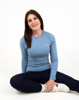 New Blue Long Sleeved Top