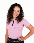 Young Rider Bubblegum Pink Short Sleeve Base Layer