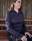 Plum 1/4 Zip Sweathshirt