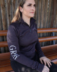 Plum 1/4 Zip Sweathshirt