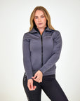 Grey Soft-Shell Riding Jacket