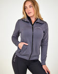 Grey Soft-Shell Riding Jacket