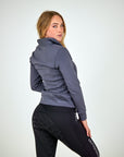 Grey Soft-Shell Riding Jacket