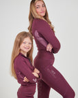 Young Rider Burgundy Base Layer
