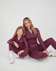 Young Rider Burgundy Base Layer
