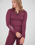 Burgundy Renew Leggings