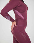 Burgundy Renew Leggings