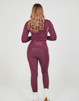 Burgundy Renew Leggings