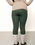 Young Rider Green & Grey Base Layer