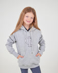 Young Rider Grey Marl Hoodie