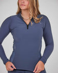 Fleece Lined Steel Blue Renew Base Layer