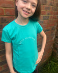 Young Rider Teal Cotton T-shirt