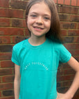 Young Rider Teal Cotton T-shirt