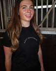 Black Cotton T-Shirt