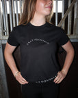 Black Cotton T-Shirt
