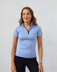 Light Blue Short Sleeve Base Layer