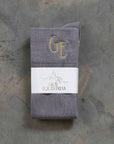 Our grey knee-high equestrian performance socks.