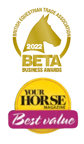 The British Equestrian Trade Association Accreditation and Your Horse Magazine Best Value badge