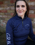 Blue 1/4 Zip Sweatshirt