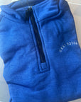 Royal Blue 1/4 Zip Sweatshirt