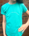 Young Rider Teal Cotton T-shirt