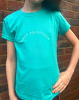 Young Rider Teal Cotton T-shirt