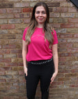 Hot Pink Cotton T-Shirt